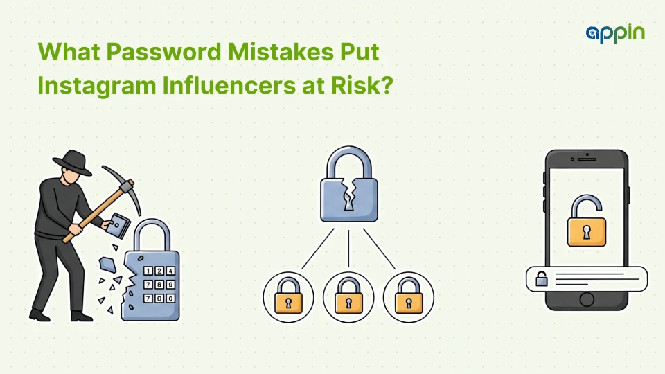most common password mistakes Instagram influencers make