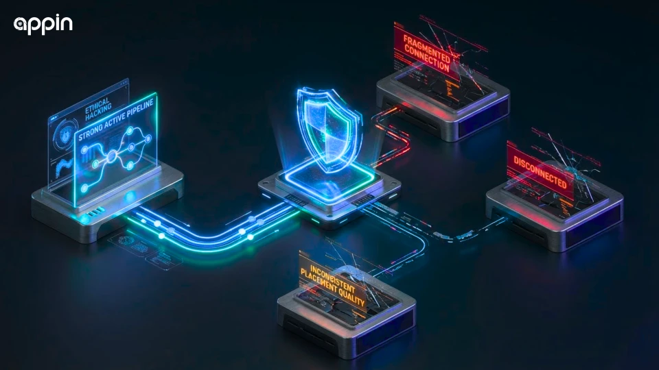 Why does placement support quality differ significantly across cybersecurity training institutes?