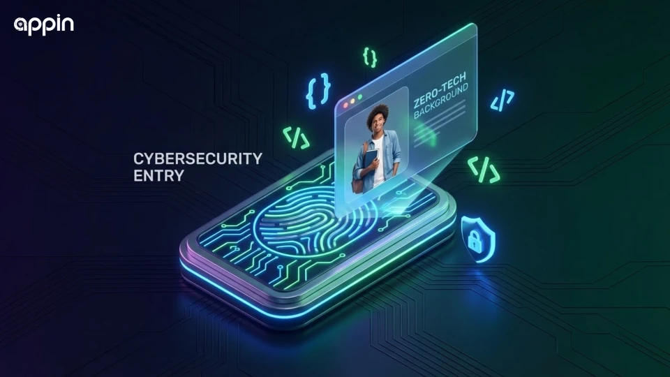 Who was the student: what was their zero tech background and motivation?