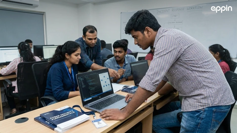 What does a cyber security fresher do?