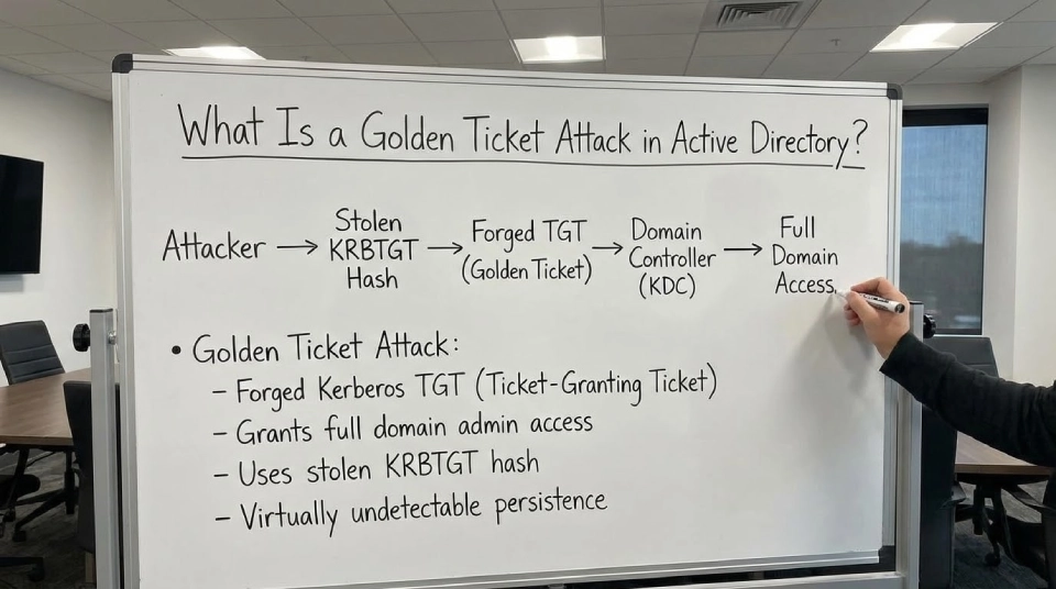 What Is a Golden Ticket Attack in Active Directory_
