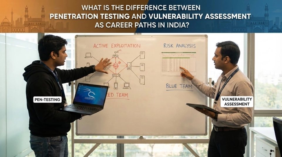 What Is the Difference Between Penetration Testing and Vulnerability Assessment as Career Paths in India_