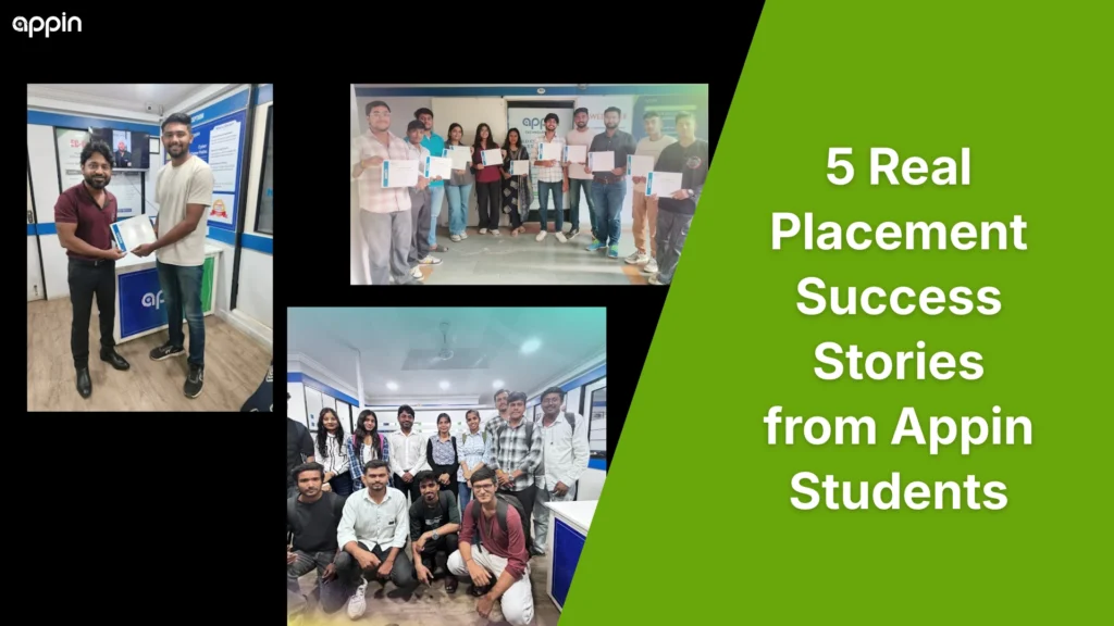 5 Real Placement Success Stories from Appin Students