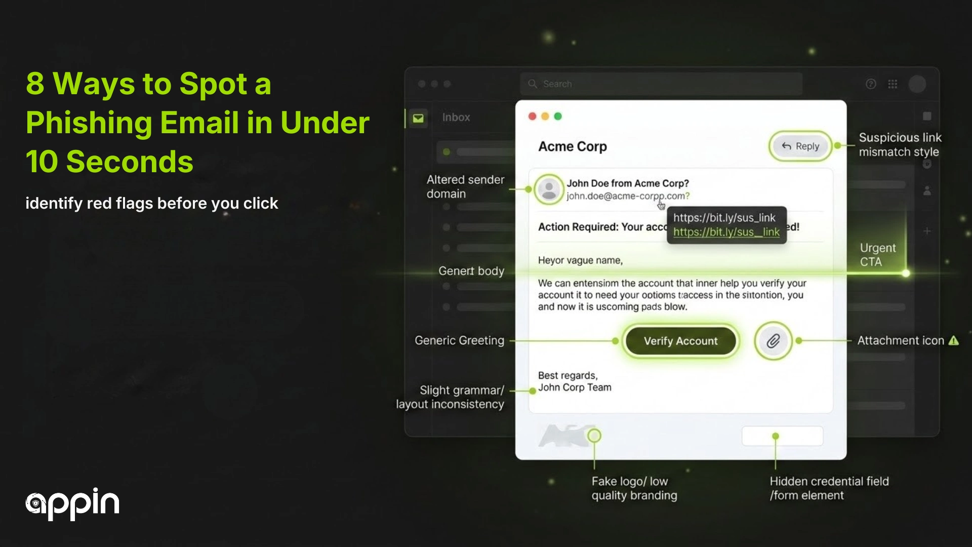 8 Ways to Spot a Phishing Email in Under 10 Seconds