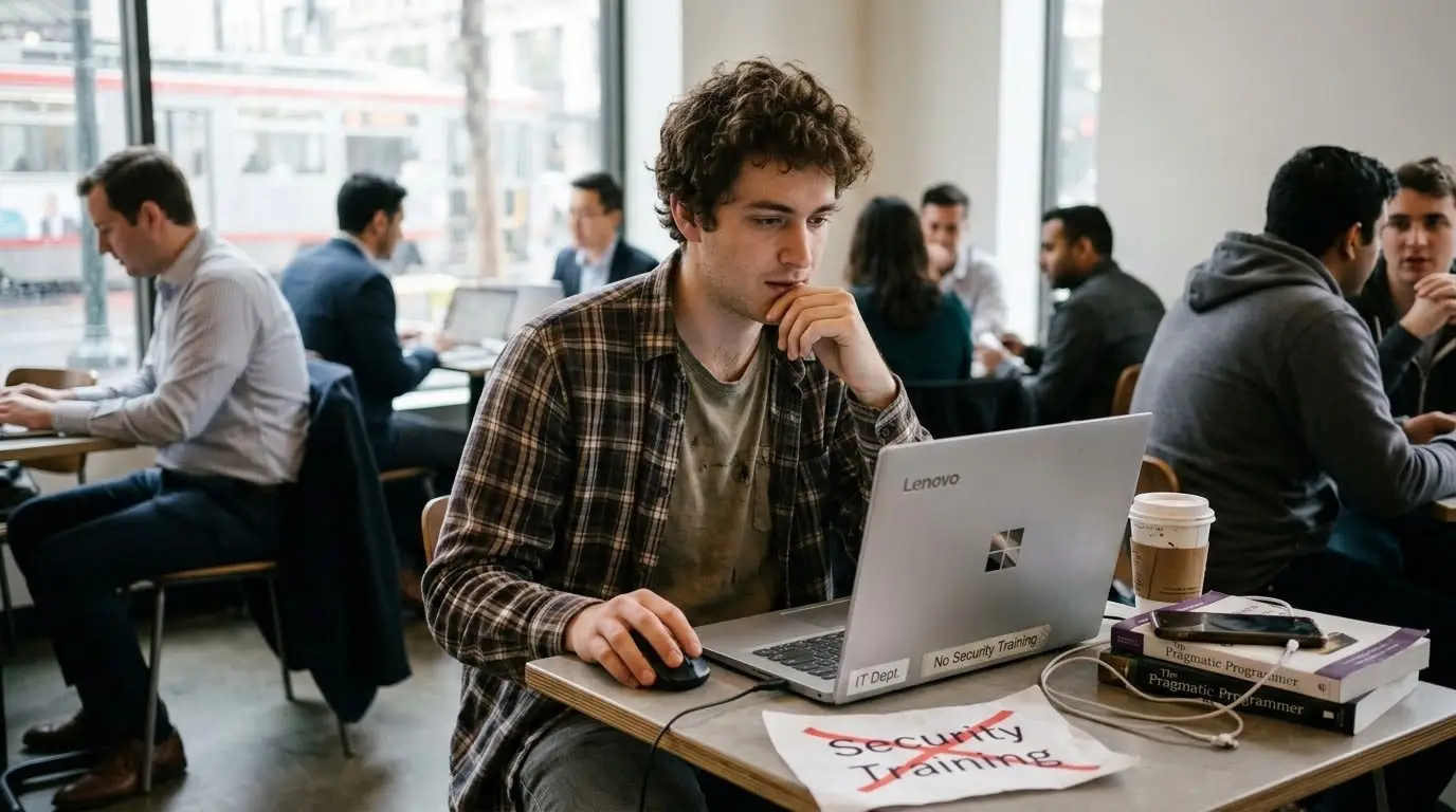 No Employee Training on Remote Work Security