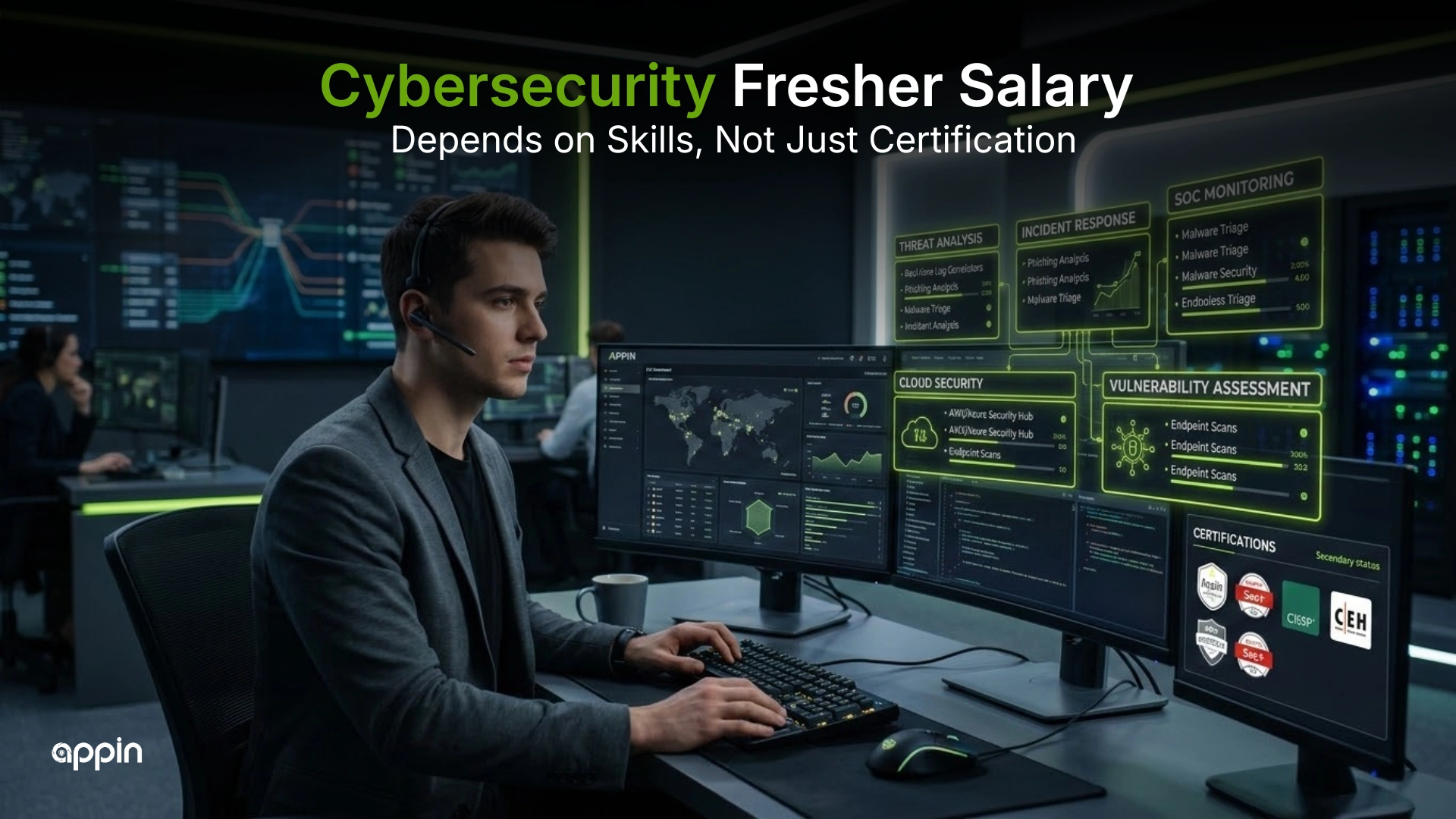 Cybersecurity Fresher Salary Depends on Skills, Not Just Certification: Here’s Why